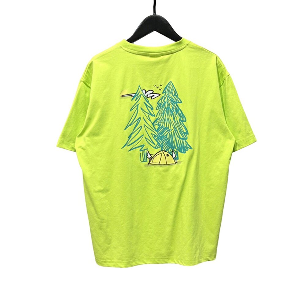 Green Printed Short-Sleeved T-Shirt Kolon Sport
